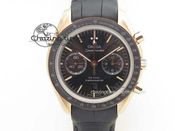 0705 ComfortFit Planet Ocean 45mm GMT DLC JHF Best Edition Black Dial On Rubber Strap A 8194